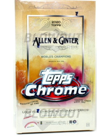 2020 Topps Allen & Ginter Chrome Baseball Hobby Box