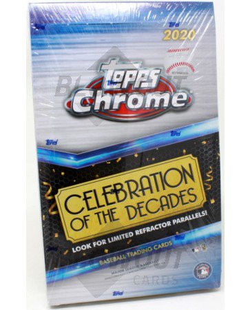 2020 Topps Chrome Baseball Celebration of the Decades Hobby Box