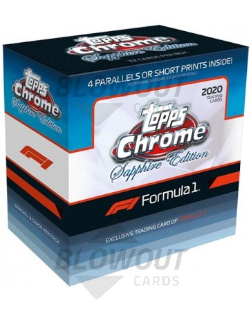 2020 Topps Chrome Formula 1 Racing Sapphire Edition Box