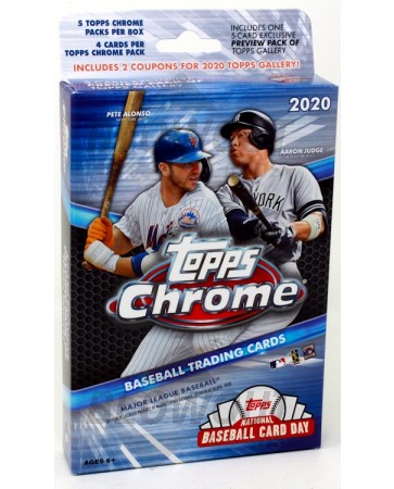 2020 Topps Chrome Baseball Hanger Pack Box