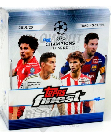 2019/20 Topps Finest UEFA Champions League Soccer Hobby Box