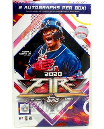 2020 Topps Fire Baseball Collector Box