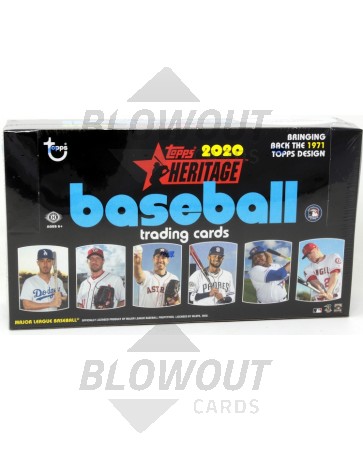 2020 Topps Heritage Baseball Hobby Box