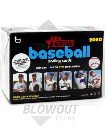 2020 Topps Heritage Baseball Blaster Box