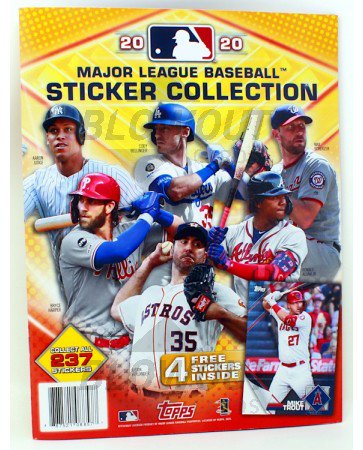 2020 Topps MLB Sticker Collection Album