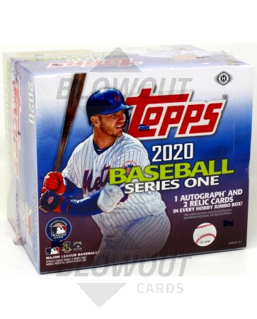2020 Topps Series 1 Baseball Jumbo 6 Box Case