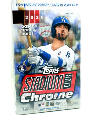 2020 Topps Stadium Club Chrome Baseball Hobby Box