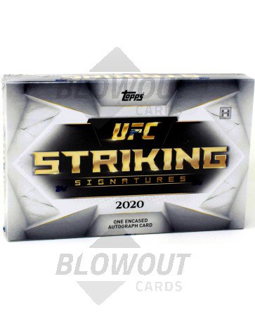 2020 Topps UFC Striking Signatures Hobby Box