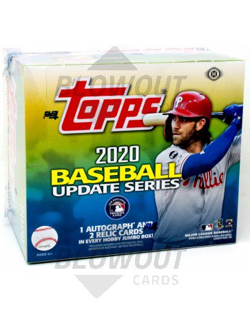 2020 Topps Update Series Baseball Jumbo Box