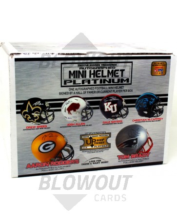 2020 Tristar H/T Football Mini Helmet Platinum Edition Series 2 Box