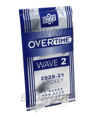 2020/21 Upper Deck Overtime Hockey Wave 2 Pack