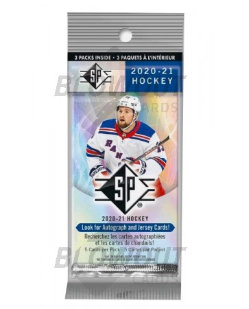 2020/21 Upper Deck SP Authentic Hockey Hanger Pack