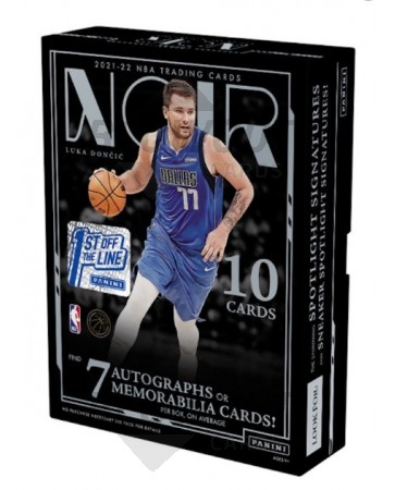 2021/22 Panini Noir Basketball 1st Off The Line Hobby Box