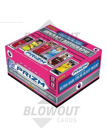 2021/22 Panini Prizm Premier League Soccer 1st Off The Line Hobby Box