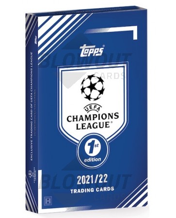 2021/22 Topps UEFA Champions League Collection Soccer 1st Edition Hobby Box