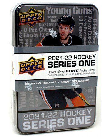 2021/22 Upper Deck Series 1 Hockey Retail Tin