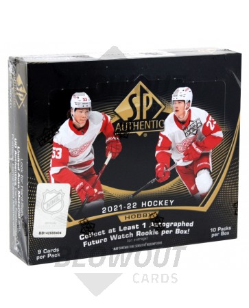 2021/22 Upper Deck SP Authentic Hockey Hobby 16 Box Case