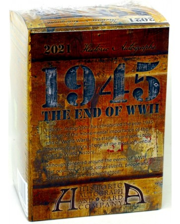 2021 Historic Autographs 1945: The End of WWII Blaster Box