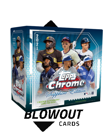 2021 Topps Chrome Sapphire Edition Baseball 10 Box Lot