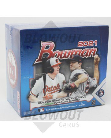 2021 Bowman Baseball Retail Box
