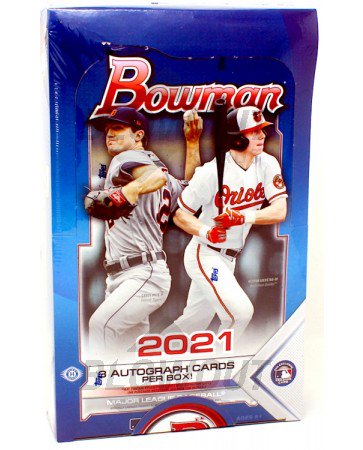 2021 Bowman Baseball Jumbo HTA 8 Box Case