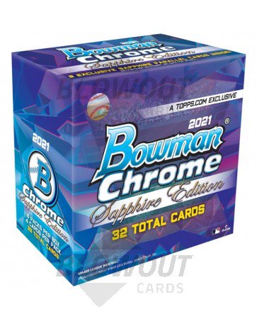 2021 Bowman Chrome Baseball Sapphire Edition Box