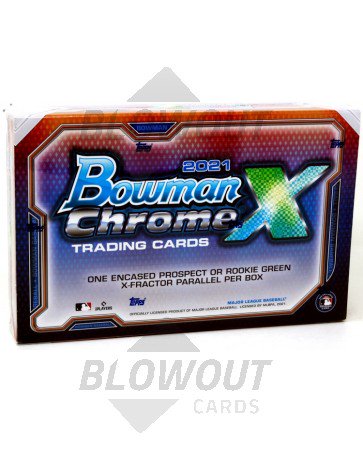 2021 Bowman Chrome X Baseball Box