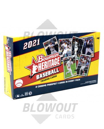 2021 Bowman Heritage Baseball Hobby Box
