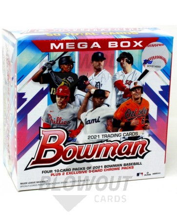 2021 Bowman Mega Box Baseball 40 Box Lot