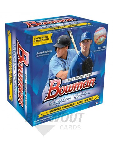 2021 Bowman Baseball Sapphire Edition 10 Box Lot