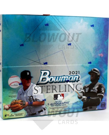 2021 Bowman Sterling Baseball Hobby 12 Box Case