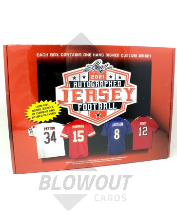2021 Leaf Autographed Football Jersey Edition Box