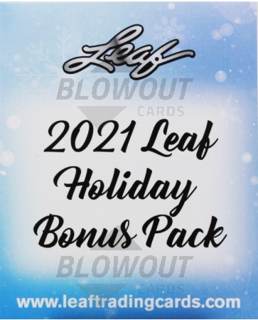 2021 Leaf Holiday Bonus Pack - 10 Pack Lot