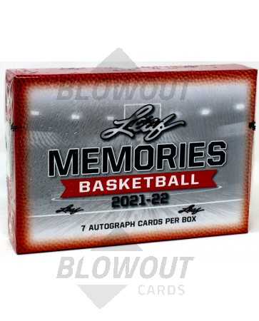 2021/22 Leaf Memories Basketball Hobby Box