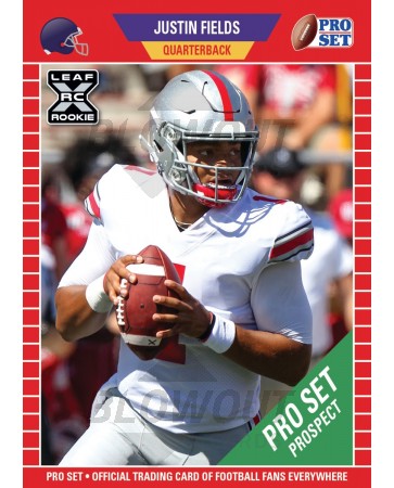 2021 Pro Set PS2 Justin Fields Rookie Card - 10 Card Lot