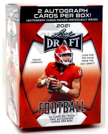 2021 Leaf Draft Football Blaster Box