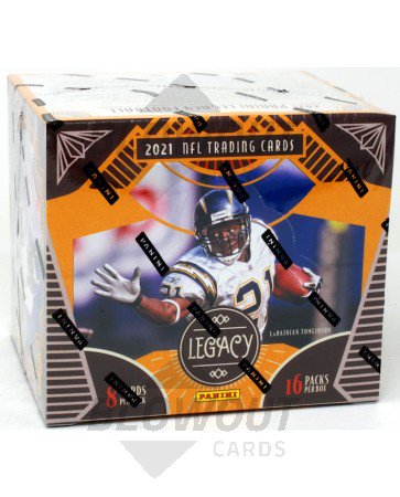 2021 Panini Legacy Football Hobby 24 Box Case