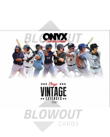 2021 Onyx Vintage Extended Series Baseball Box