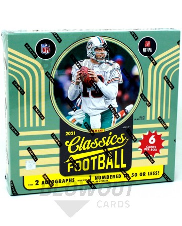 2021 Panini Classics Football Premium Edition 12 Box Case