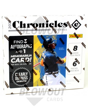 2021 Panini Chronicles Baseball Hobby Box