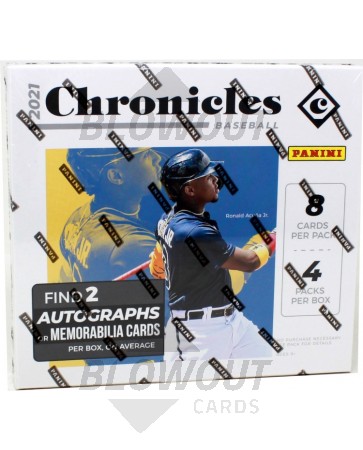 2021 Panini Chronicles Baseball Retail Preferred Box