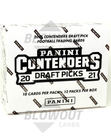2021 Panini Contenders Draft Picks Football Fat Pack Box
