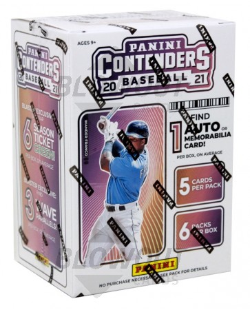 2021 Panini Contenders Baseball Blaster Box