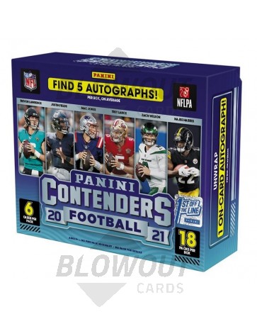 2021 Panini Contenders Football 1st Off The Line Hobby Box