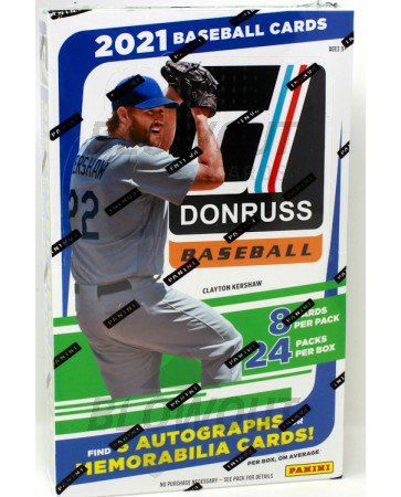 2021 Panini Donruss Baseball Hobby Box