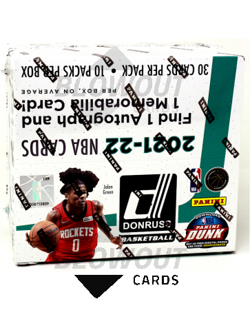 2021/22 Panini Donruss Basketball Hobby 10 Box Case