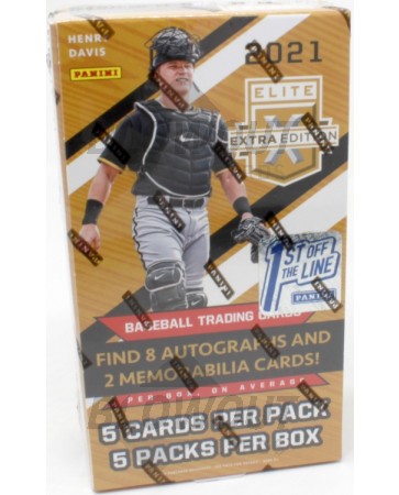 2021 Panini Elite Extra Edition Baseball 1st Off The Line Hobby 20 Box Case