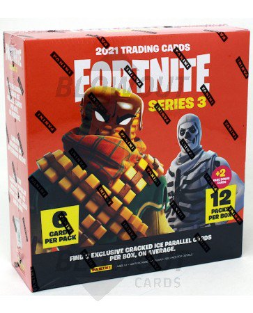 2021 Panini Fortnite Series 3 Trading Cards Mega Box
