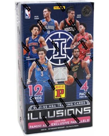 2021/22 Panini Illusions Basketball Asia Edition 20 Box Case