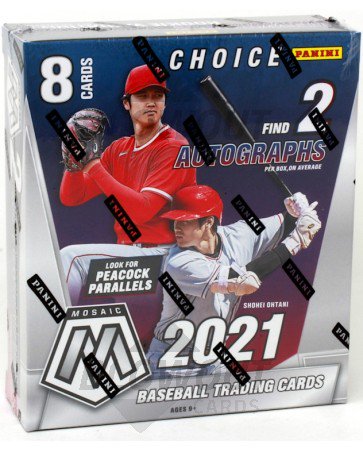 2021 Panini Mosaic Choice Baseball Box